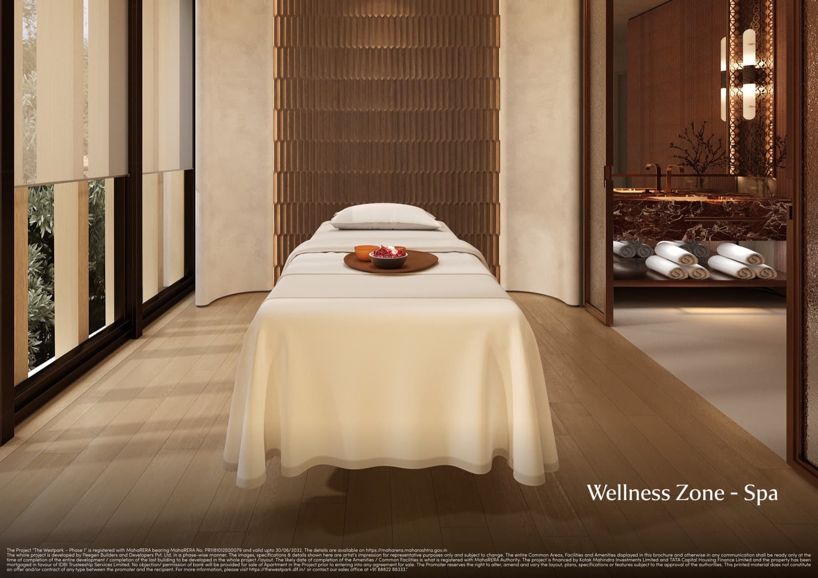 DLF Westpark spa and wellness centre render