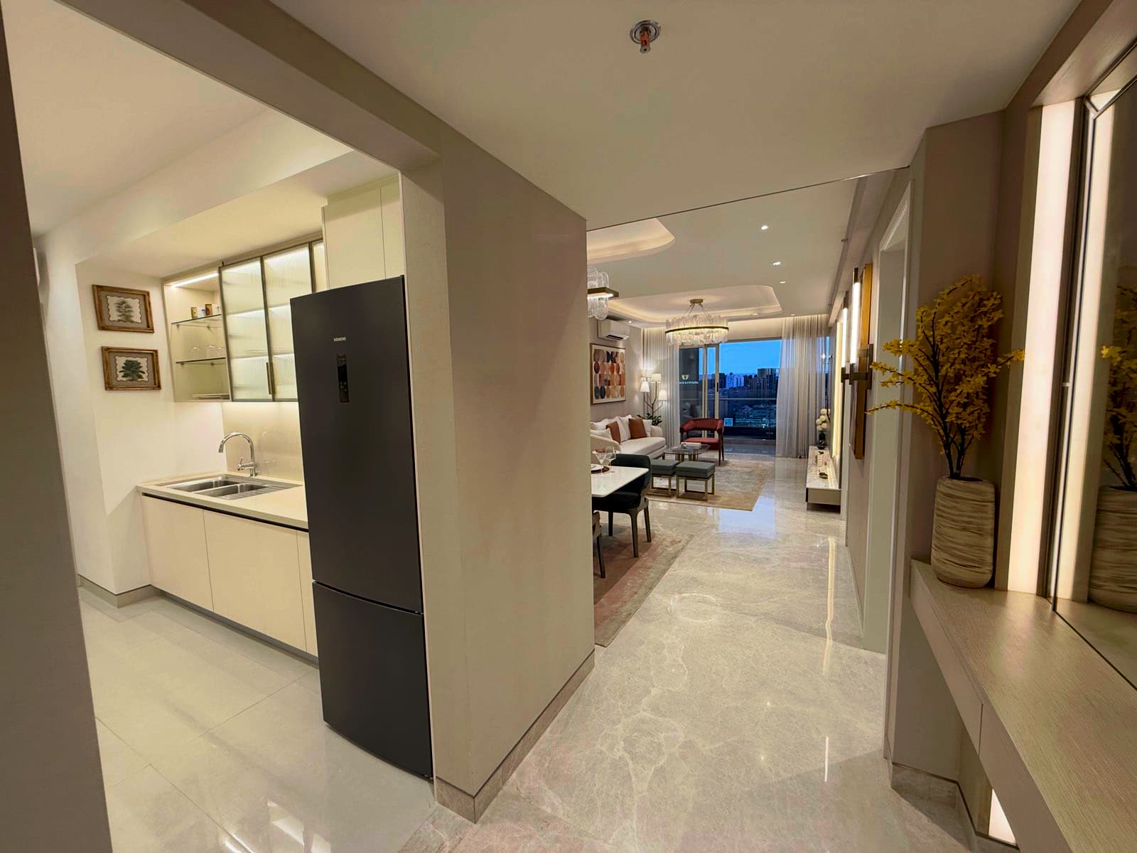 DLF Westpark show apartment foyer