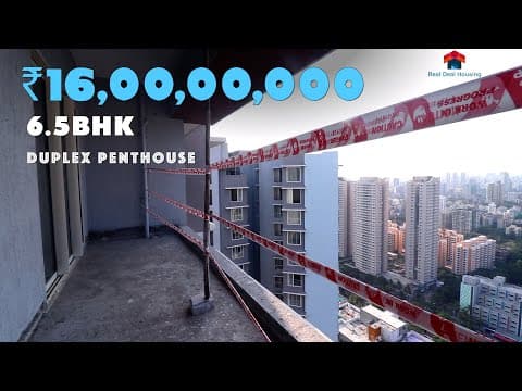 6.5 BHK Duplex Penthouse for Sale — Raw Apartment Tour